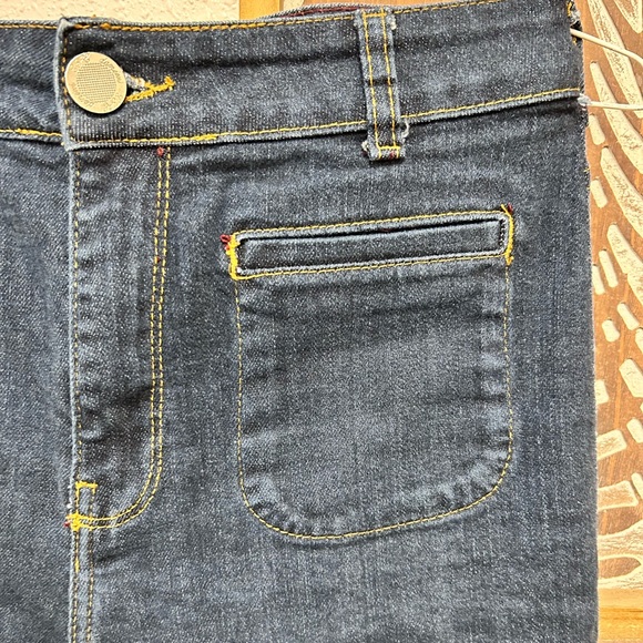 High Rise Flare Cotton Jeans - Picture 4 of 11